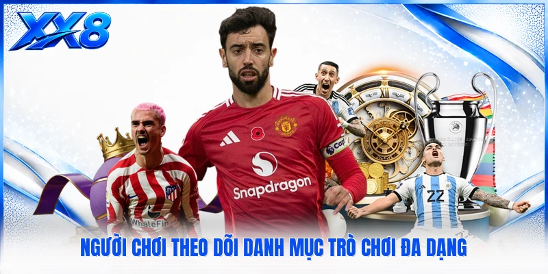 United Gaming XX8 Người chơi theo dõi danh mục trò chơi đa dạng